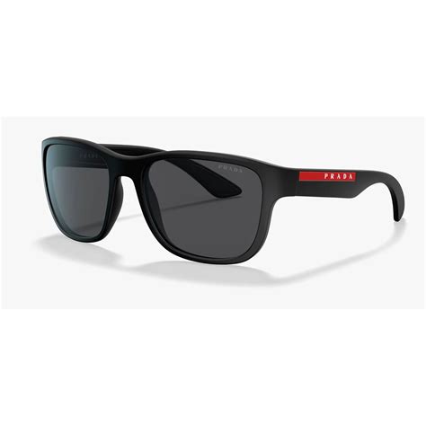 prada grey rectangular sunglasses pr ps01us dg05s0 59|Prada Linea Rossa PS 01US Active XXL (59 .